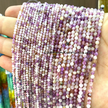 Elegant Faceted Aquamarine Beads for DIY Jewelry Making Bracelet Accessories