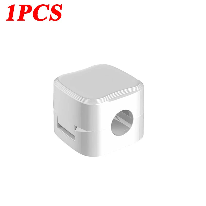 Magnetic Cable Clip With Adhesive Base 7.5mm Slot Wire Holder Cord Organizer For Home Office Desk Management