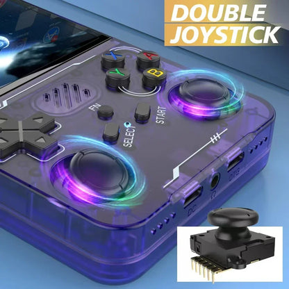 BOYHOM R36XX Retro Handheld Game Console Over 15,000 Built In Games 3.5 Inch Screen WiFi Open Source 64GB Storage Expandable to 256GB 2025 New Version