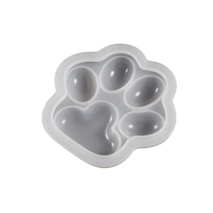 3D Cat Paw Silicone Mold for DIY Epoxy Resin Jewelry Storage Box