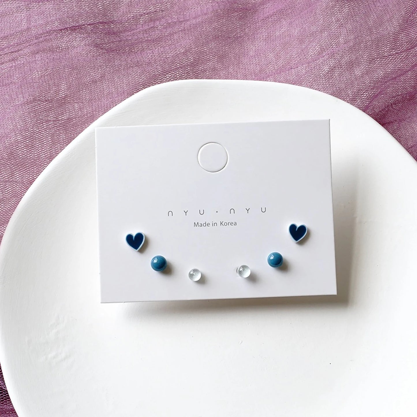 Mixed Color Ceramic Stud Earrings Set for Women Featuring Flower Star Airplane and Planet Designs