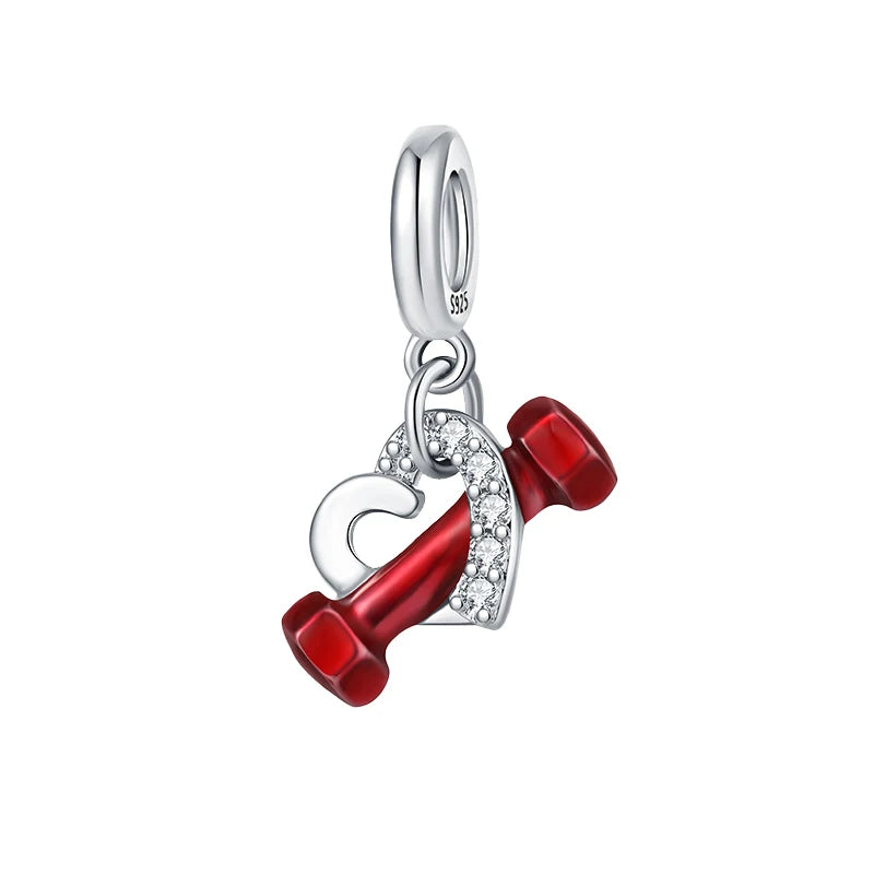 Elegant 925 Sterling Silver Butterfly Airplane Dangle Beads for Charm Bracelets
