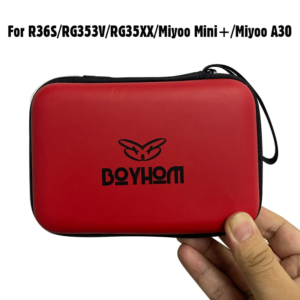 TOP Protect Game Storage Case For Miyoo Mini Plus R36S R35S And Anbernic RG35XX Plus Portable Protective Carry Bag