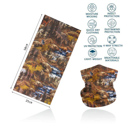 Camo Hunting Tactical Magic Bandana Camouflage Neck Gaiter CM157 25X50cm CHINA