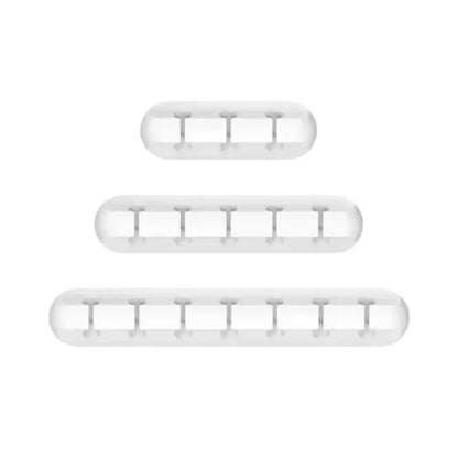 Silicone USB Cable Organizer Clips Self Adhesive Wire Winder for Headset Mouse Keyboard iPhone Huawei