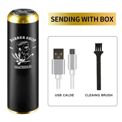 USB Men's Face Shaver Waterproof Mini Portable Razor For Travel