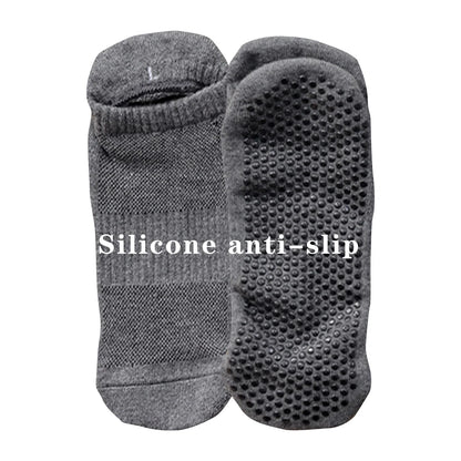 No Show Non Slip Towel Liner Ankle Socks For Indoor Yoga