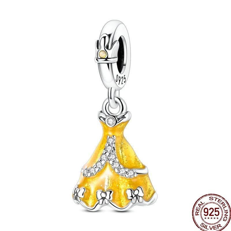 925 Sterling Silver Mom Heart Puzzle Charm Bead Luminous