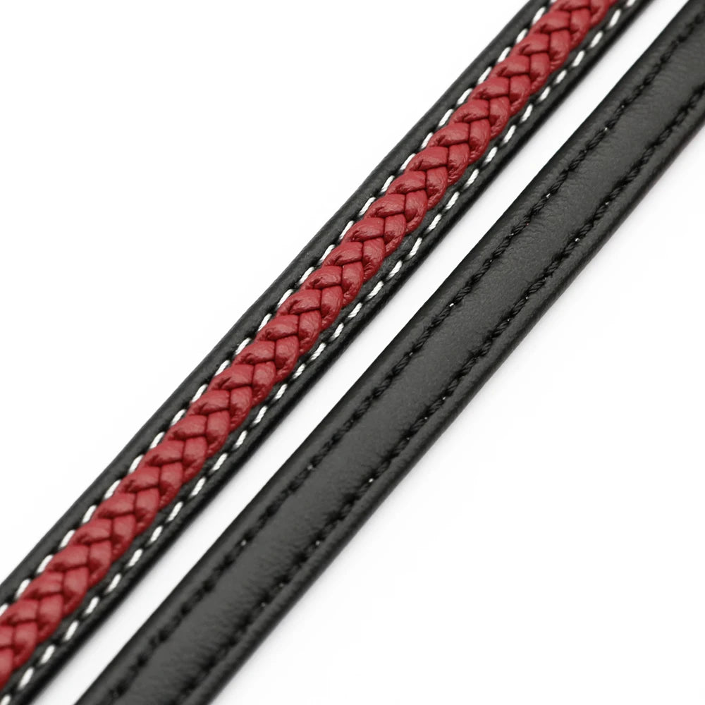 Vibrant Faux Leather Braided Cord for DIY Bracelets and Jewelry Making