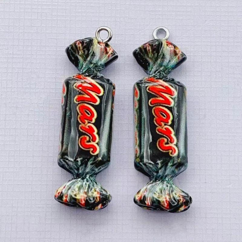 Cute Chocolate Candy Resin Charms For DIY Jewelry Making