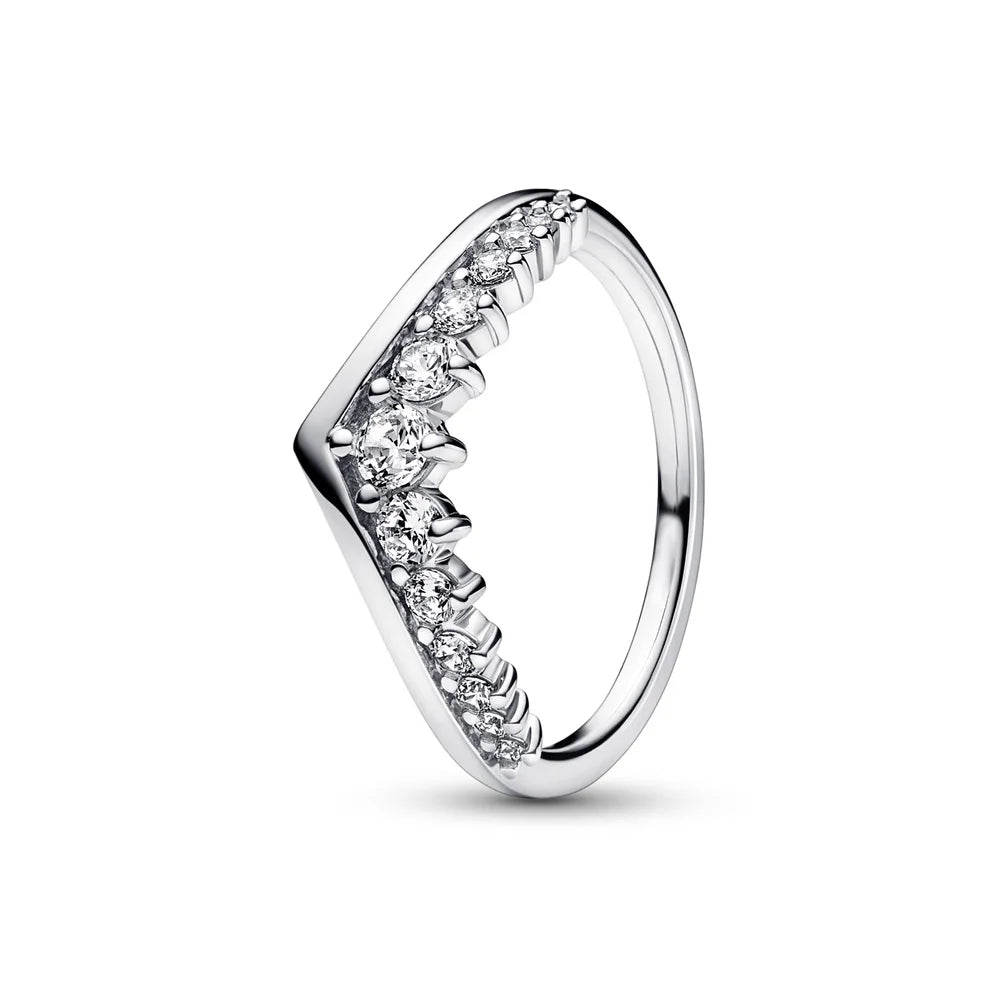 Heartfelt Elegance Red Pink Heart Zircon Ring for Women Sizes 6 to 9 PAR319