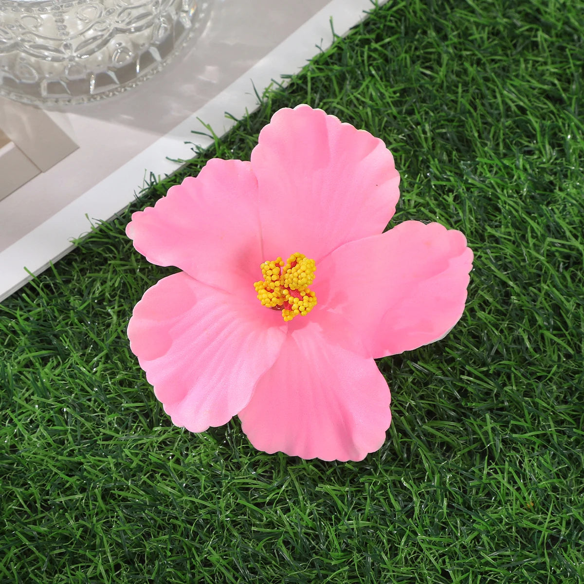 Bohemian Orchid Flower Hair Clips for Women Bridal Beach Wedding Hair Accessories