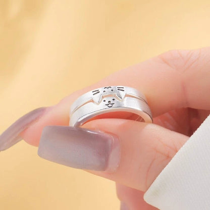 Elegant Zinc Alloy Couple Rings for Romantic Parties and Special Dates