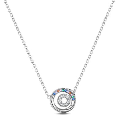 Original 925 Sterling Silver Heart Skull Necklace Ring and Cross Bracelet Set with Zircon Accents for Halloween and Valentine Gifts