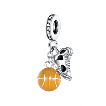 Romantic 925 Sterling Silver Lipstick Charm Pendant with Zircon for Womens Bracelets Necklaces DIY Jewelry Gift