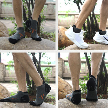 6 Pairs Unisex Terry Sole Running Socks Thick Cotton
