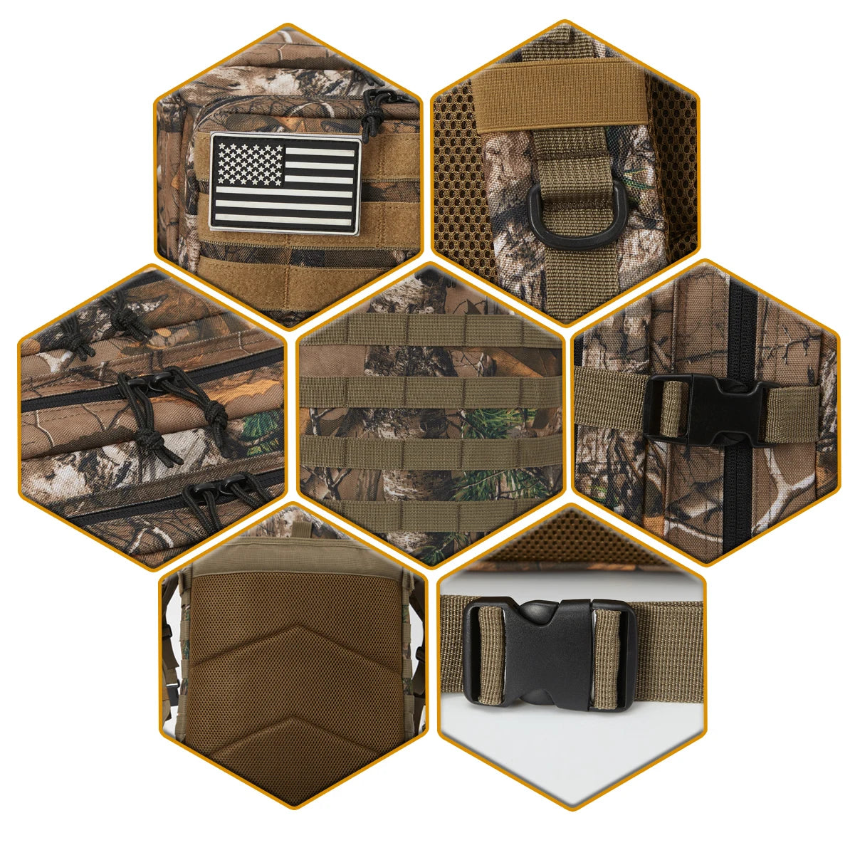45L Large Capacity Tactical Backpacks for Men and Women
