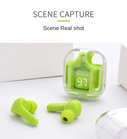 TWS Wireless Earphones Transparent Bluetooth In Ear Headset