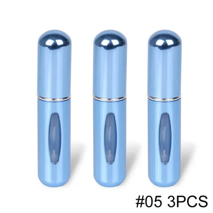 Mini Perfume Atomizer 5ml Refillable Travel Spray Bottle Portable Cosmetic Dispenser