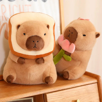Capybara Plush Toy Simulation Cosplay Unicorn Dinosaur Decor