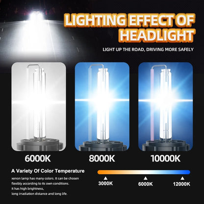 Xenon D2S HID Headlights Kit 35W Power Multiple Kelvin Options Easy Installation Pack of 2
