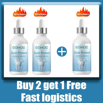 Rapid Repair Gums Serum Relieve Tooth Allergy Drops 3 PCS