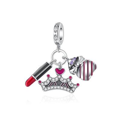 925 Sterling Silver Charm Bracelet Elegant Women's Jewelry Accessory for Every Occasion B2089
