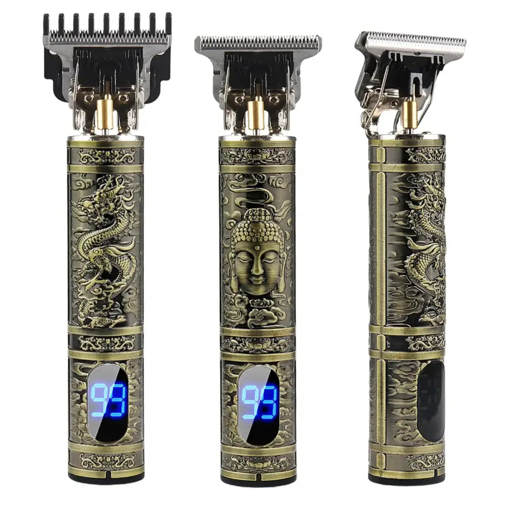 LCD Display T9 Electric Hairber Shaver Trimmer for Men