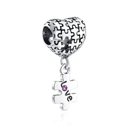 925 Sterling Silver Love Arrow Double Ring Charm for Wedding Anniversary Jewelry A212