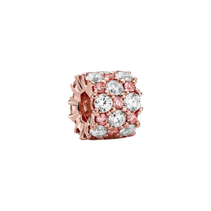 Rose Gold Butterfly Lock Key Charms Beads for DIY Jewelry Making F680