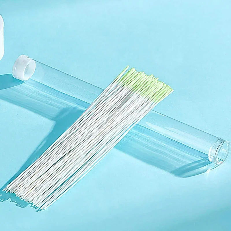 120/60Pcs Ear Piercing Cleaning Tool for Effective Dirt Odor Removal white 120pcs
