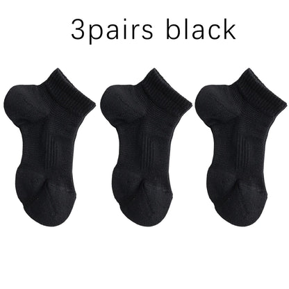 3 Pairs Dopamine Color Womens Breathable Running Socks
