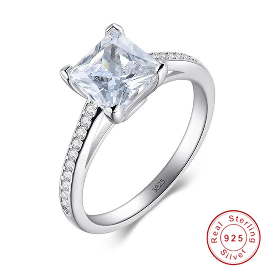 Promise Marquise Cut 3ct Simulated Diamond Ring in 925 Sterling Silver Elegant Engagement Wedding Ring for Women Perfect Christmas Gift