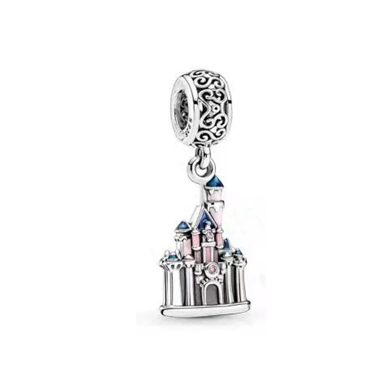 Mermaid Princess 925 Silver Dangle Charm Top Rated DIY Jewelry for Bracelets and Necklaces F300