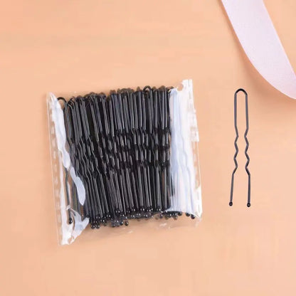 Elegant U Shaped Hairpins Set for Bridal and Fashion Hair Styling