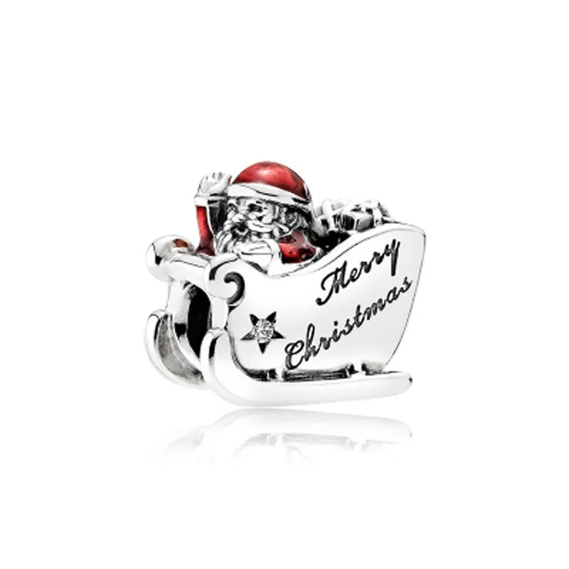 Exquisite 925 Silver House Beads and Deer Pendant for European Original Bracelet DIY Women's Jewelry
