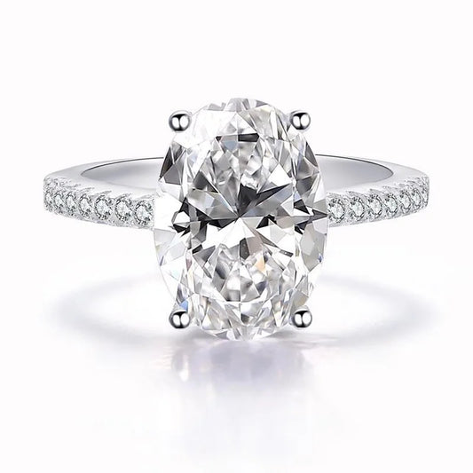 Promise Marquise Cut 3ct Simulated Diamond Engagement Ring in 925 Sterling Silver for Women Perfect Christmas Gift