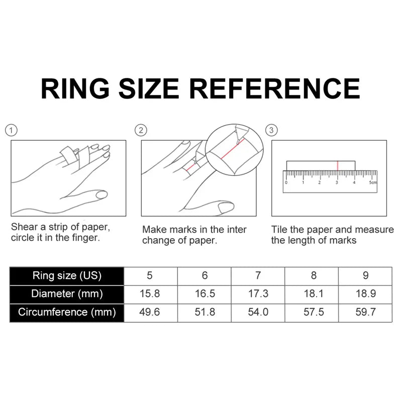 Zircon Diamond 925 Sterling Silver Women's Ring Elegant Fine Jewelry