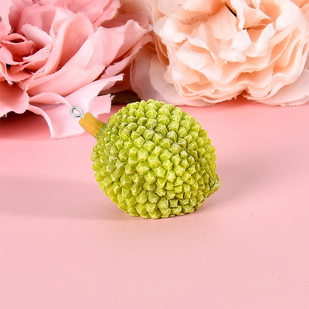 10 Piece 3D Simulated Fruit Flat Back Charms for DIY Jewelry Earrings Bracelets and Hairpins