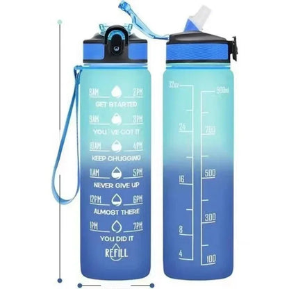 1L Leakproof Sport Water Bottle For Travel Fitness Cycling