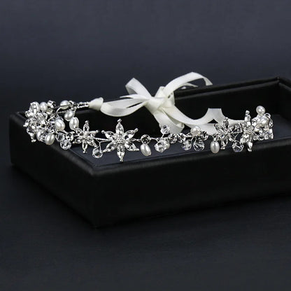 Elegant Crystal Rhinestone Headband for Girls Wedding Hair Accessories