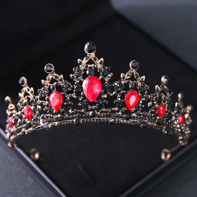 Elegant Crystal Bridal Tiara Crown for Weddings Silver Diadem Veil Headpiece Jewelry