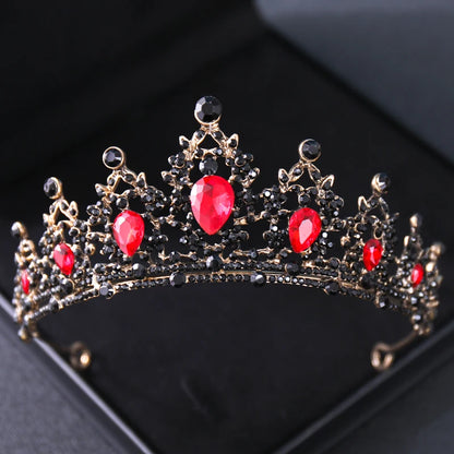 Elegant Crystal Bridal Tiara Crown for Weddings Silver Diadem Veil Headpiece Jewelry