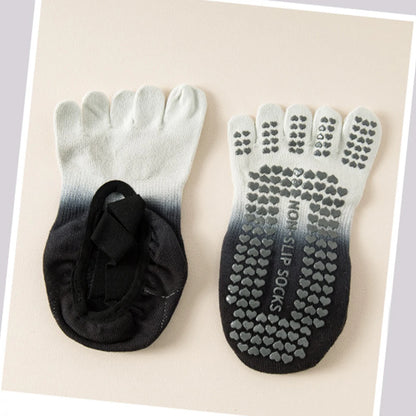 Premium Yoga Toe Socks Low Cut Tie Dye Breathable Moisture