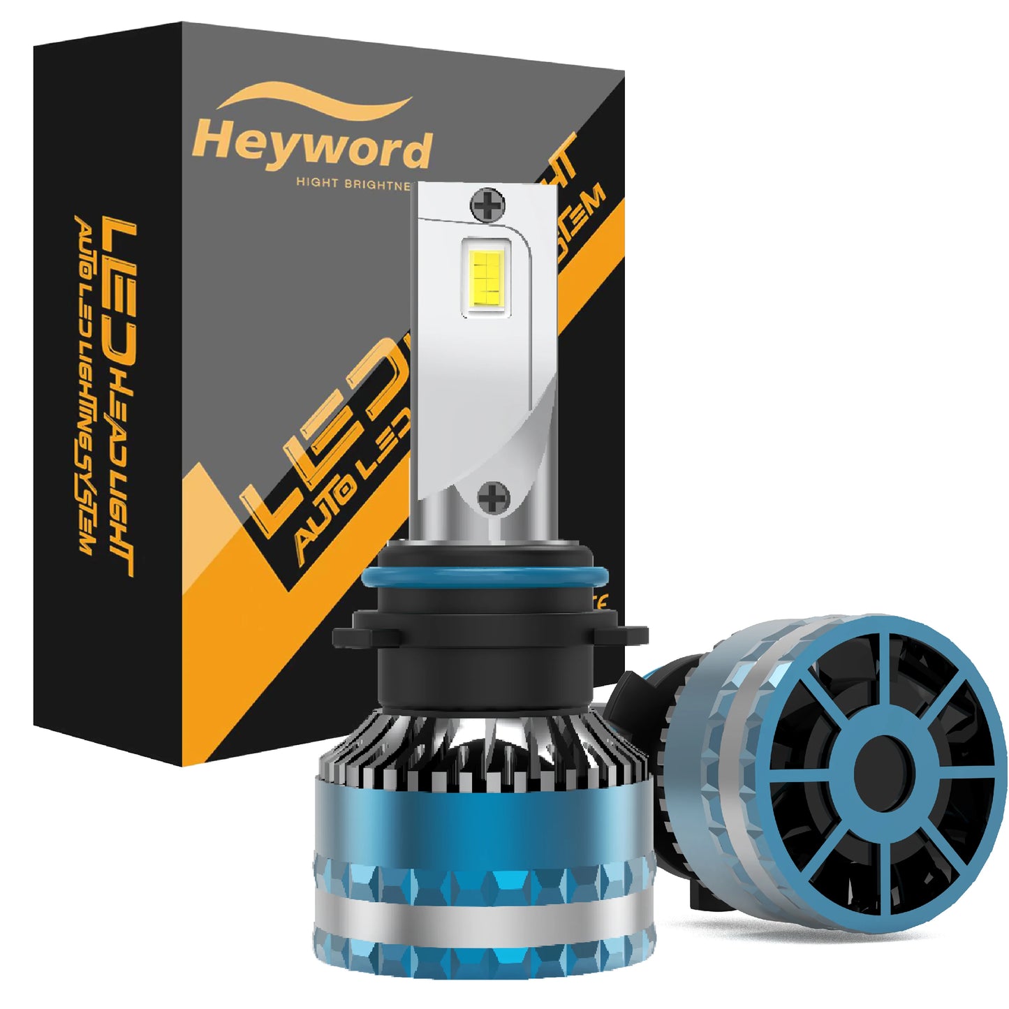Universal LED Headlight Bulbs H4 H7 H11 6000K 30000LM 12V