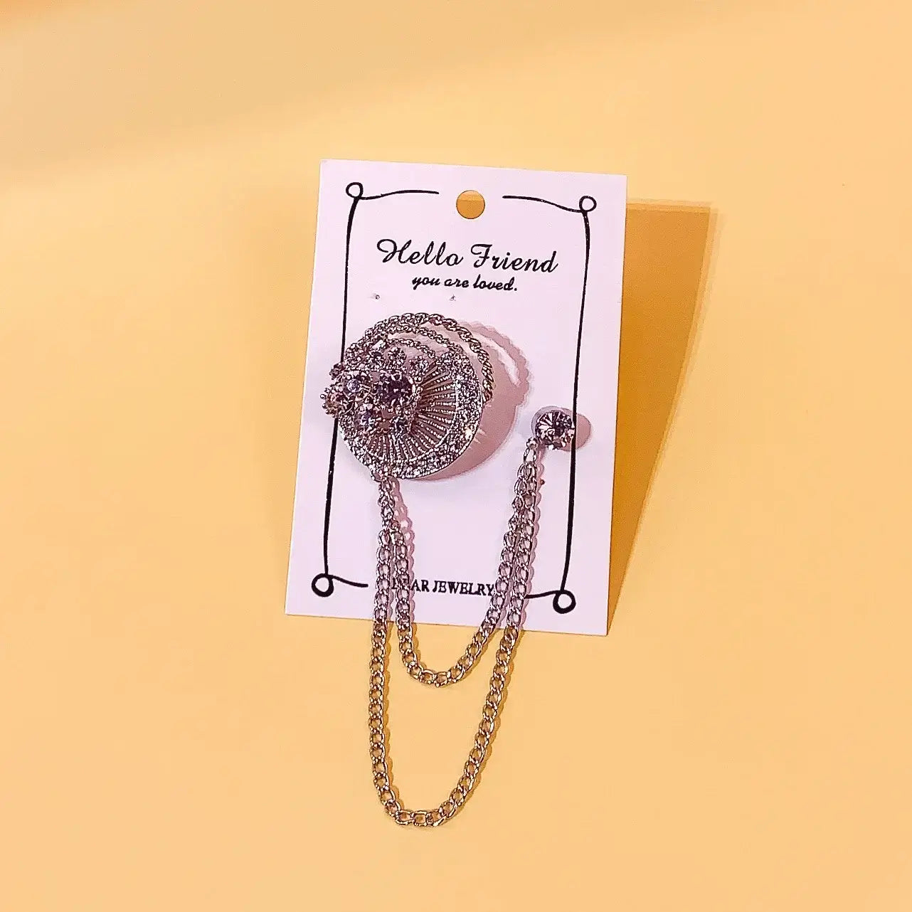 Men and Women Tassel Chain Suit Brooch Alloy Fashion Accessory H1337 18