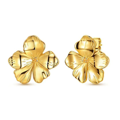 925 Sterling Silver Colorful Butterfly Heart Flower Starfish Bow Geometry Stud Earrings for Women Gift Jewelry Accessories
