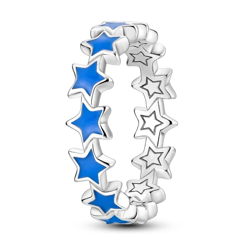Silver Plated Luxury Stackable Ring with Infinite Flower Daisy Design for Women Engagement and Wedding Parties PTR059