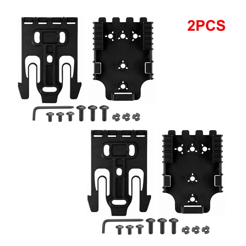 Tactical Locking System QLS 19 22 Kit Pistol Holster Adapter 2pcs Black