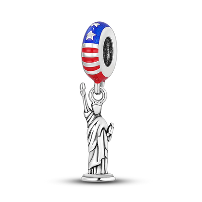 Travel Series 925 Silver Paris Charm Pendant Beads for Bracelets KTC440